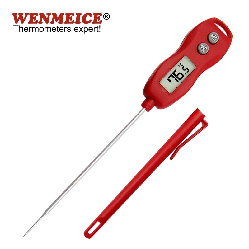 WENMEICE Digital Cooking Kitchen Meat Food Thermometer Instant Read Meat BBQ Thermometer for Fry Candy Milk Coffee Baking