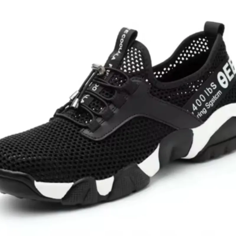 

Новинка 2023 года, мужские рабочие защитные ботинки со стальным носком, легкие дышащие светоотражающие повседневные кроссовки, предотвращающие проколы, женские защитные ботинки