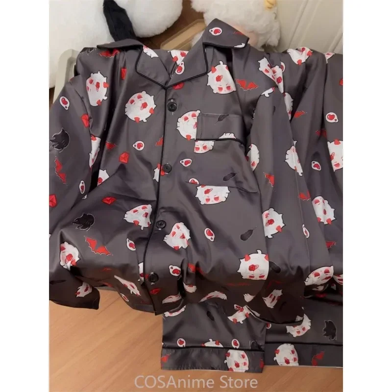 Anime Love and Deepspace Cosplay Sylus Donna Uomo Primavera Autunno Pigiama a maniche lunghe Abbigliamento per la casa Top Pantaloni Costumi di Carnevale