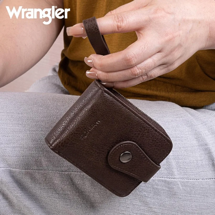 X Wrangler-Geldbörse für Damen, kleiner Kreditkartenetui für Damen, RFID-blockierend, funktioneller Ausweishalter, kompakter Damen-Kartenhalter W