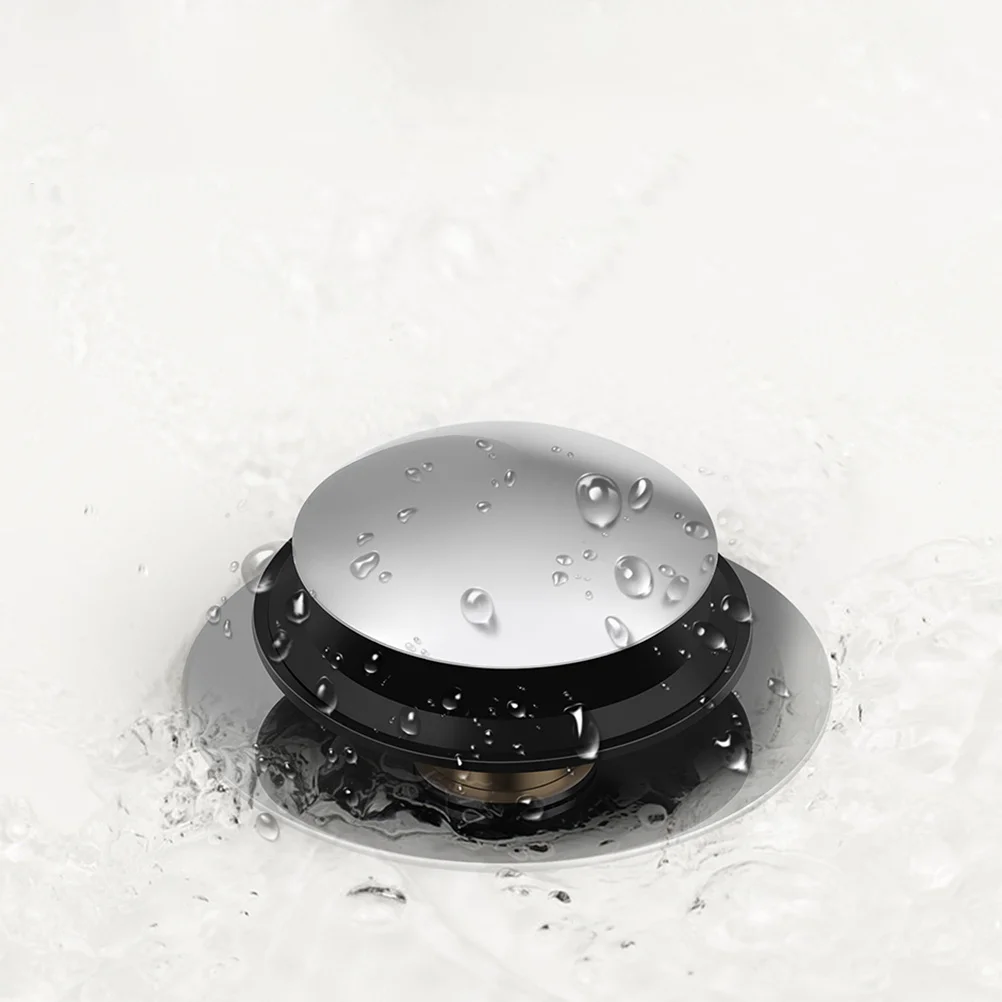 

Высококачественная медная пробка для слива ванны с нажимным механизмом, универсальная, легко моется, для дренажа ванны в ванной комнате