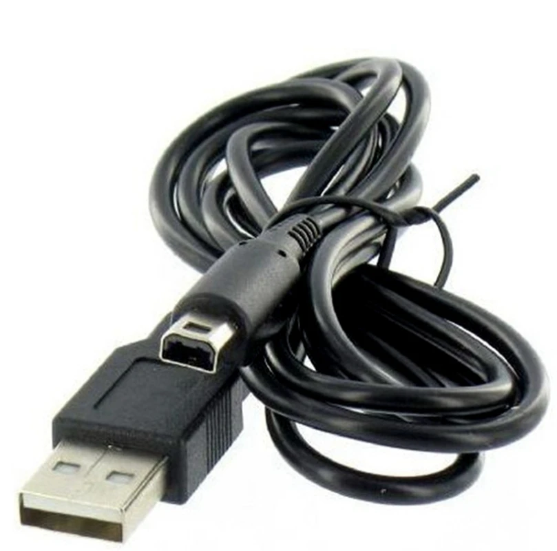 

100pcs Black 1.2M USB Power Charger Charging Cable for DS Lite DSL NDSL For Nintendo 3DS DSi NDSI XL LL