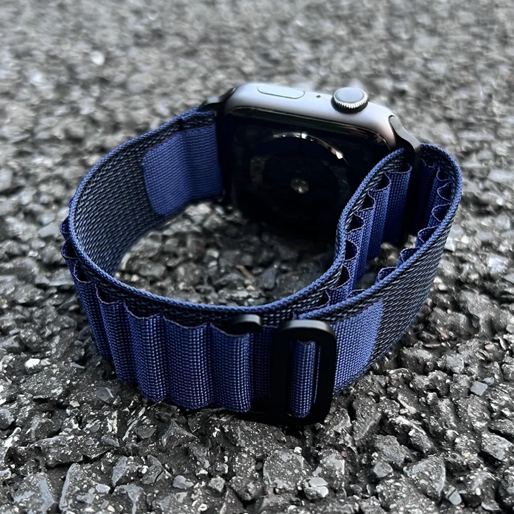 Bracelet à boucle alpine pour bracelets de montre Apple ultra 3 2 49mm 44mm 40mm 45mm 41mm 46mm 42mm nouveau correa iWatch série 11 10 9 8 7 6 SE Bracelet à boucle alpine pour bracelets de montre Apple ultra 3 2 49mm 44mm 40mm 45mm 41mm 46mm 42mm nouveau correa iWatch série 11 10 9 8 7 6 SE