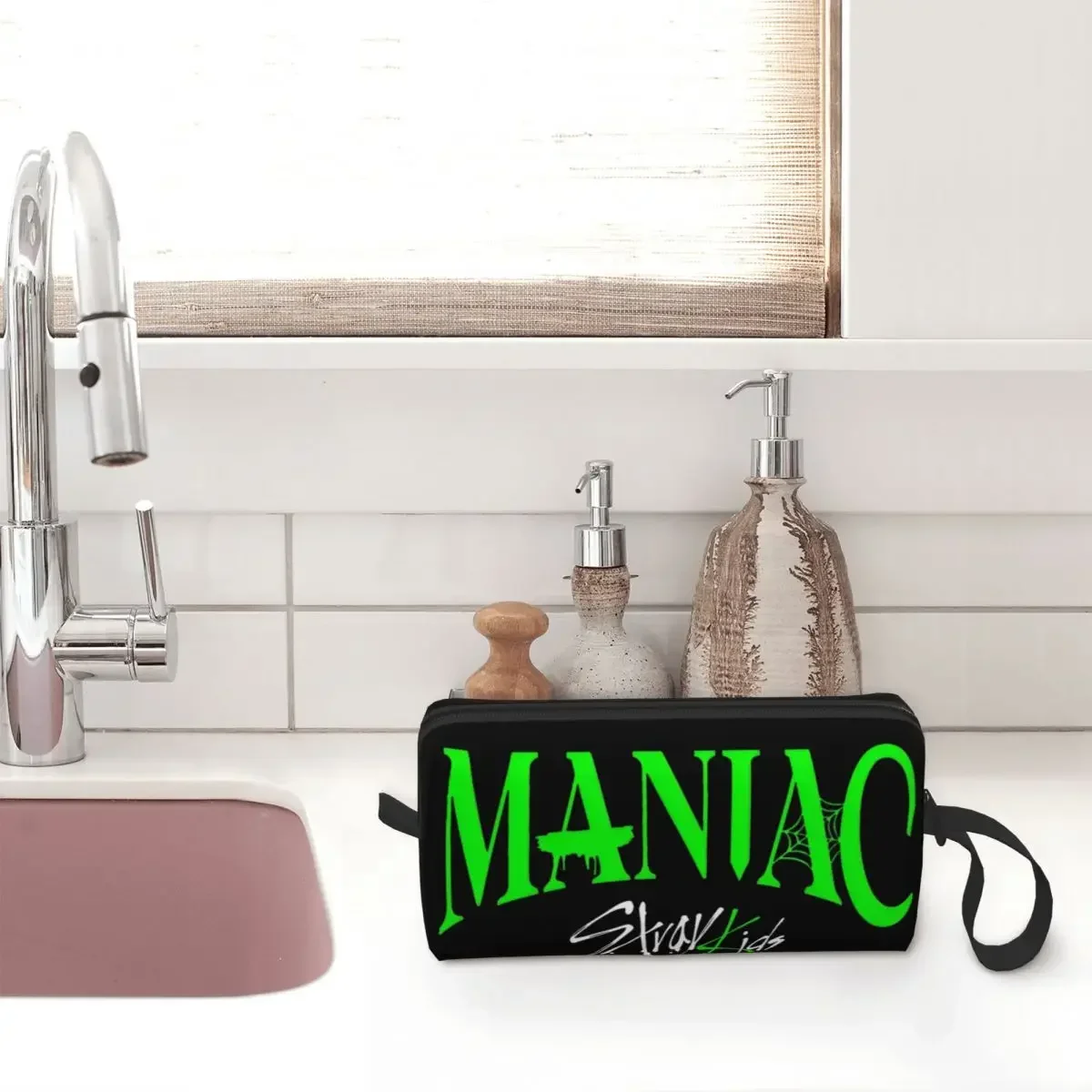 Maniac 2nd strapped Kids Makeup Bag Travel Cosmetic Bag uomo donna borse da toilette borsa da viaggio