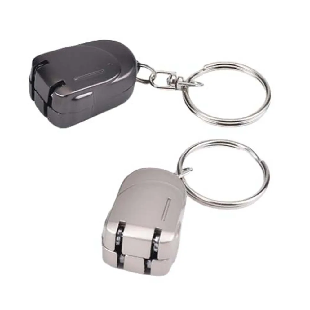 Stainless Steel Mini Nail Clipper Keychain Bag Pendant Car Key Decor Mini Nail File Foldable Ultra-thin Fingernail Clipper