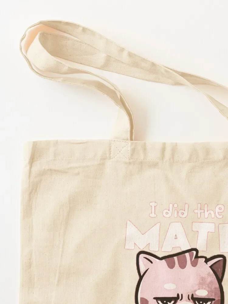 الرياضيات القط حمل حقيبة أكياس دي التسوق حقائب كبيرة للنساء حمل حقيبة جامعة حقيبة القماش امرأة #3