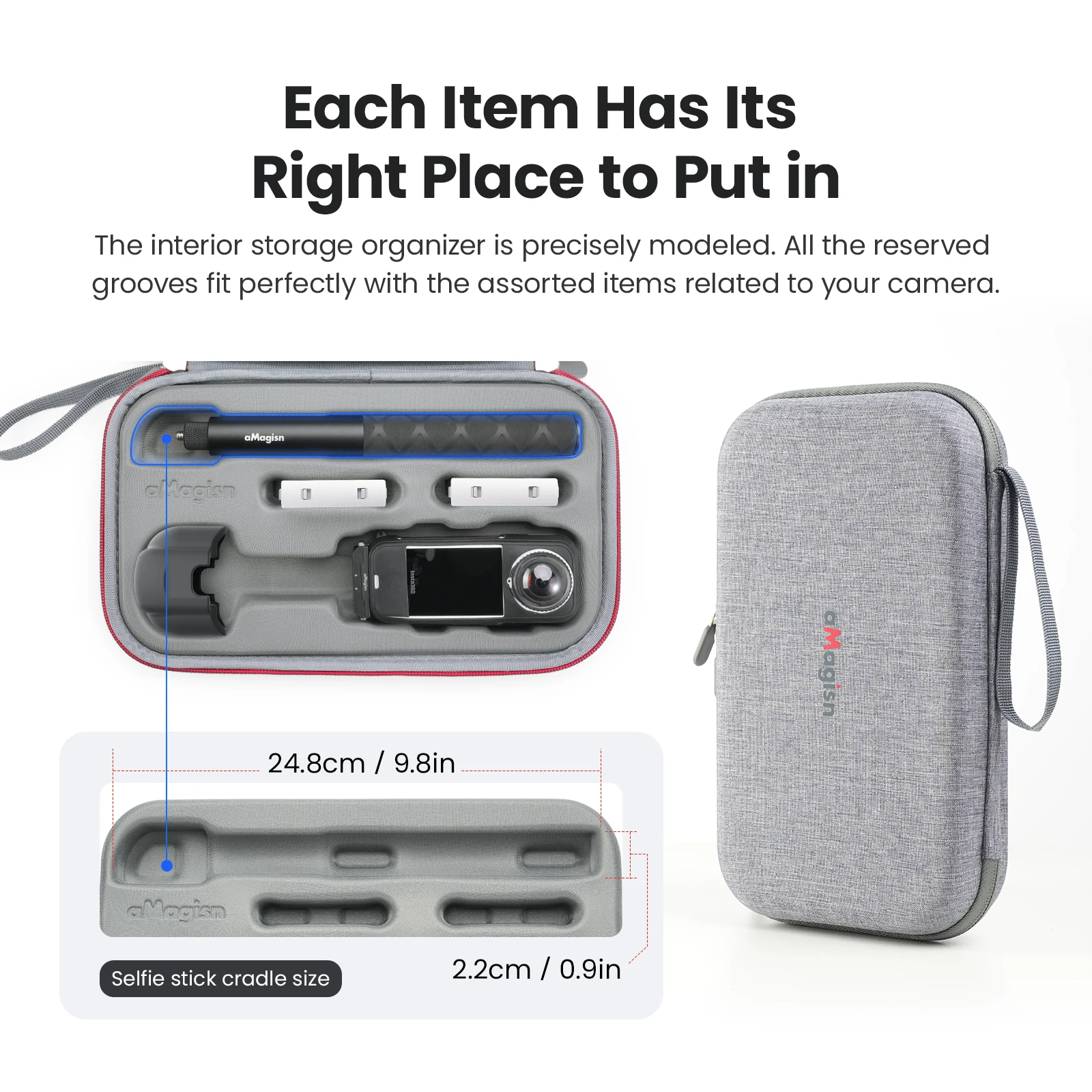 aMagisn X4 Air Portable Carry - Travel Accessories Kit Bag recension och pris