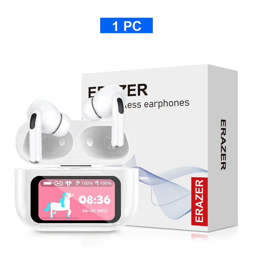 ERAZER Original Wireless Bluetooth Earphones HiFi Headphones HD Stereo Waterproof Earbuds Touch Screen With ANC Noise Reduction