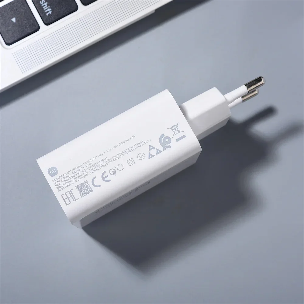 For Xiaomi Redmi Note 15 14 13 Pro 90W USB Charger EU Turbo Fast Charge Power Adapter For Mi 15 14 13 Ultra 12T 11 Poco X7 X6 F7