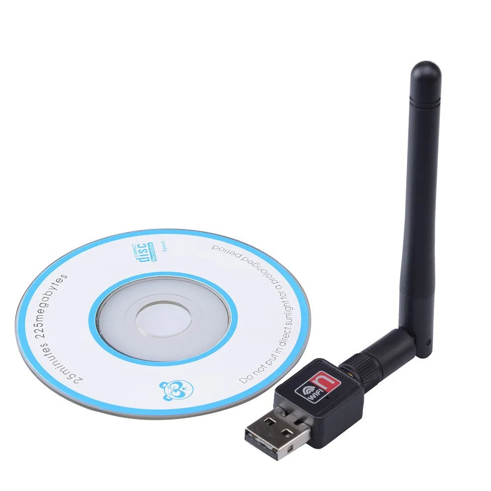 

Беспроводная сетевая карта 150 Мбит/с, мини-USB-адаптер Wi-Fi, сетевой Wi-Fi приемник, антенна 802.11 b/g/n для ПК, Windows 8188