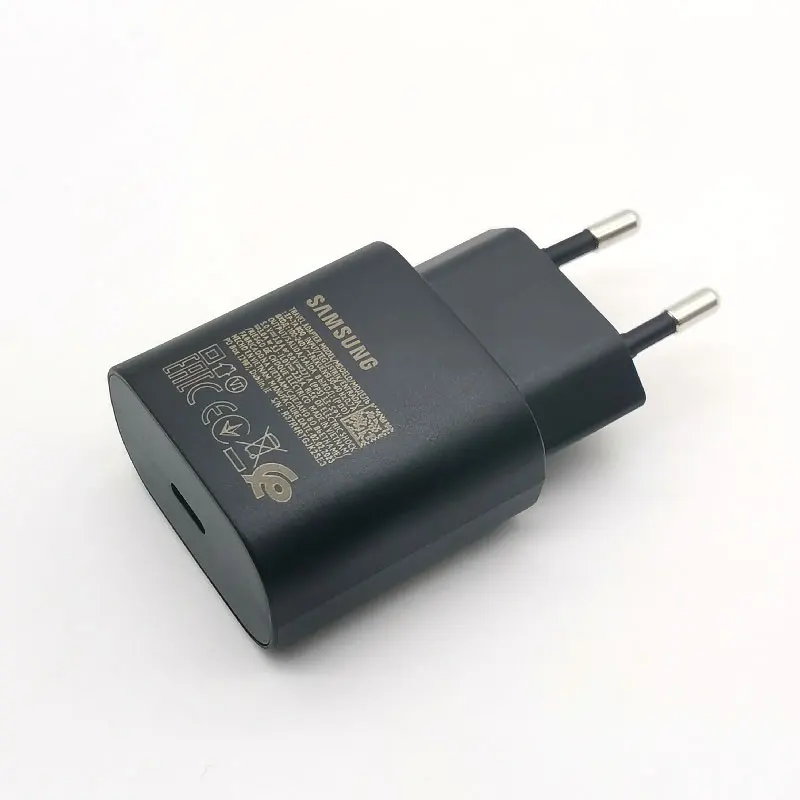 Samsung PD Charger 25W Super Fast Charge Power Adapter For Galaxy S24 S23 S20 S21 S22 Plus Note20 Ultra 10 Z Flip Fold 6 5 4 3 2