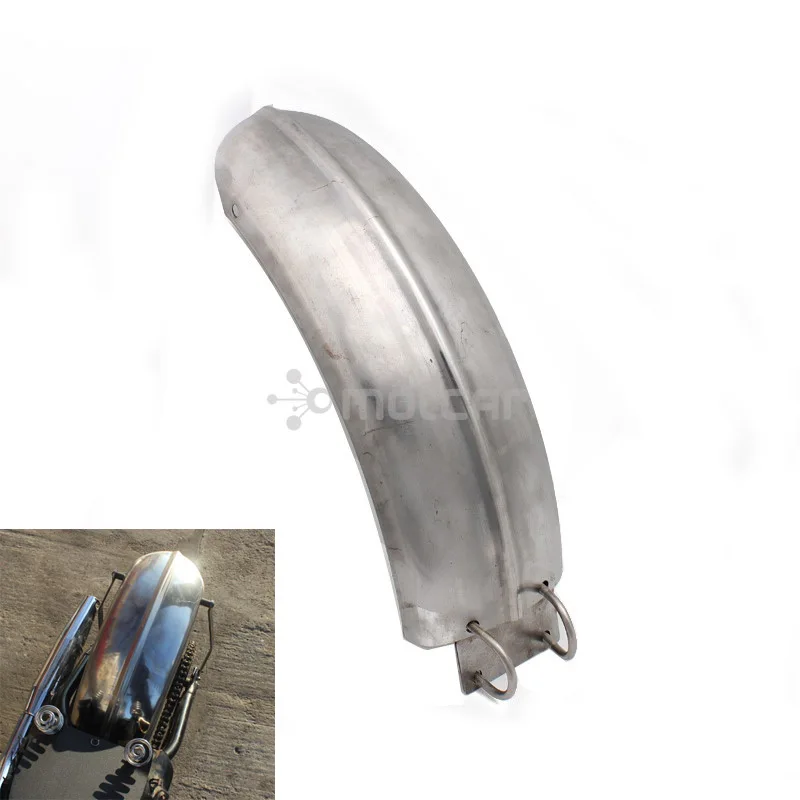 1set 15/18cm Wide 51cm Long Version Motorcycle Steel Rear Fender Cover Mudguard Flaps Splash For Honda Shadow VLX STEED 400 600