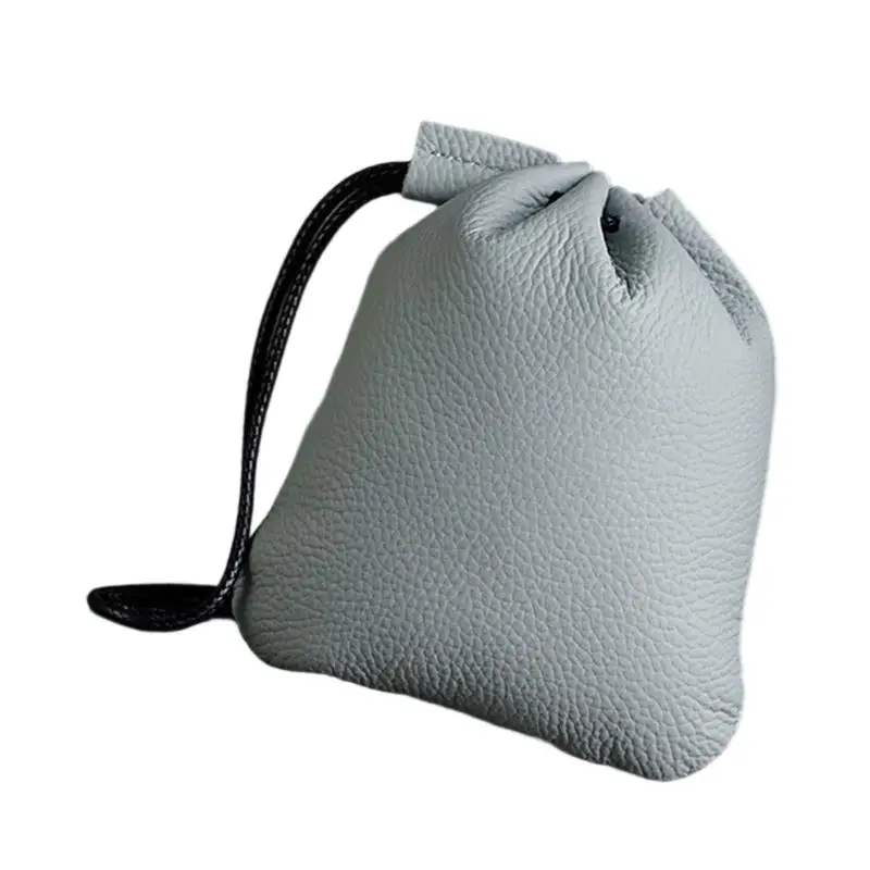 

A52E Jewelry Organizers Made From Leather Adjustable Size for Rings Bracelets Stylish Gift Wrapping Solution