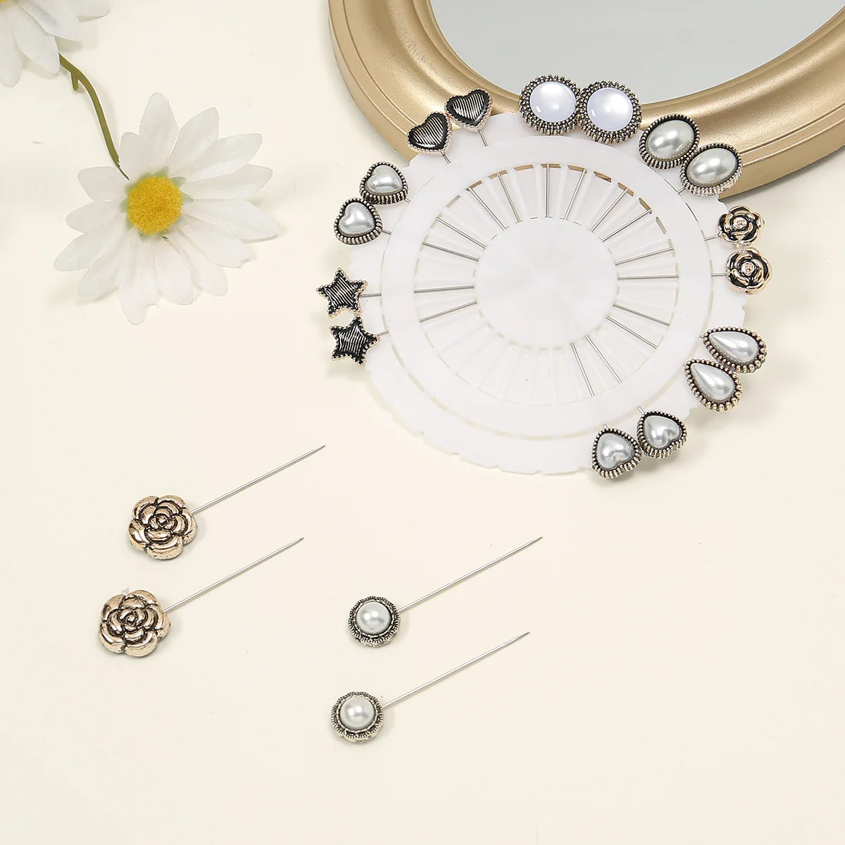 15/20/30pcs/set Colorful Crystal Snag Hijab Pins Craft Muslim Dressmaking Brooches Jewelry Diamante Long Pin Sewing Snag Scarf