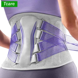 Back Brace Lumbar Support, Breathable Soft Mesh Fabric Back Support with Lumbar Support Bionic Spine for Home & Lifting At Work