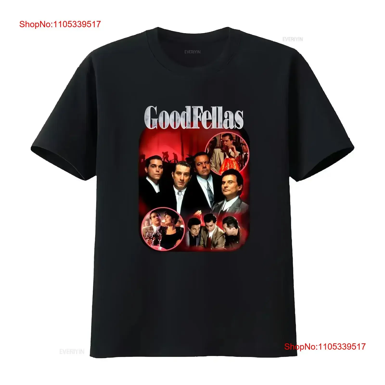 Goodfellas Movie 1990 T Shirt vintage Washed Stretched Stylish Casual Breathable Top For Everyday Wear Comfortable graphic