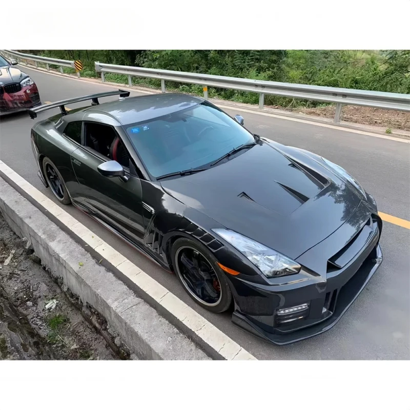 LB Style High Quality Carbon Fiber Engine Hood Bonnet Sport Supercar Front Exterior Upgrade Body Kit Parts