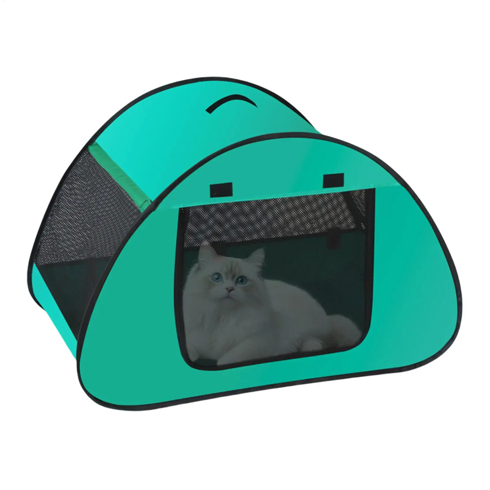 

Cooling Cat House Kitten Shelter Cool Portable Foldable Ventilation Washable Shelter Kennel House Tent For Cats Dogs Indoor Pets