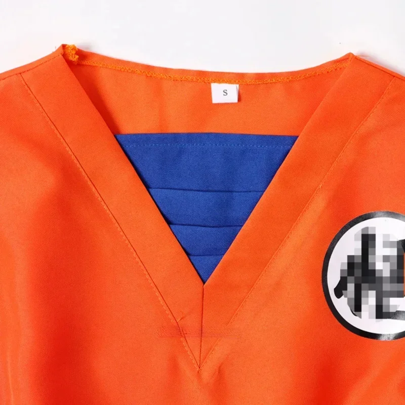 Halloween Bambini Ragazzi Son Goku Costume Cosplay Parrucca Scarpe Set Abbigliamento per bambini Puntelli per prestazioni Vestito da festa Regalo di compleanno