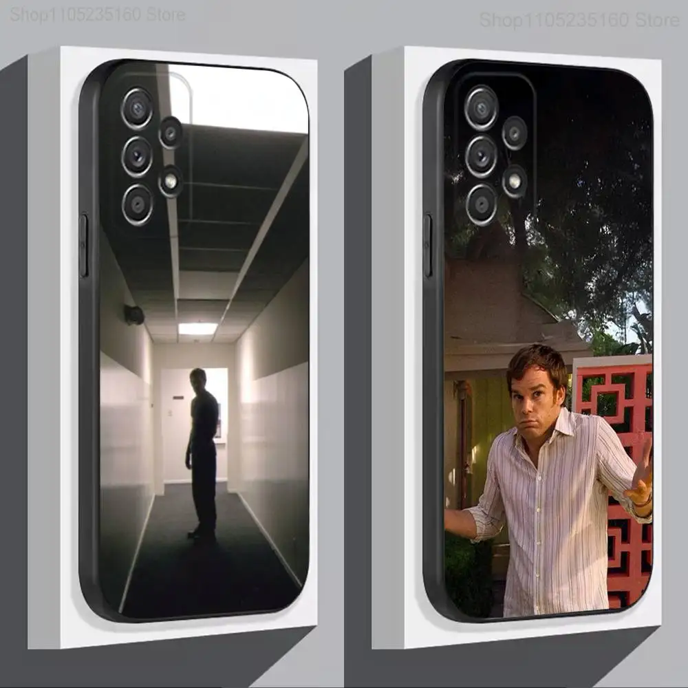 

D-Dexter M-Morgan TV For Samsung S 25,24,23,22,30,21,10,9,Ultra,Plus,Lite,FE,4,5G Black Soft Case Phone Case