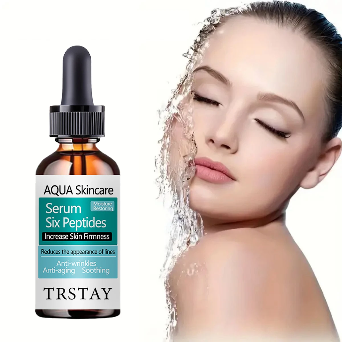 TRSTAY Hexapeptide Increases Skin Hardness, Reduces Wrinkles, Soothes Skin