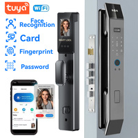 Tuya APP WiFi Voice Control  Face Recognition Smart Door Lock Electronic Digital Door Lock Fully Automatic Door Lock With Camera