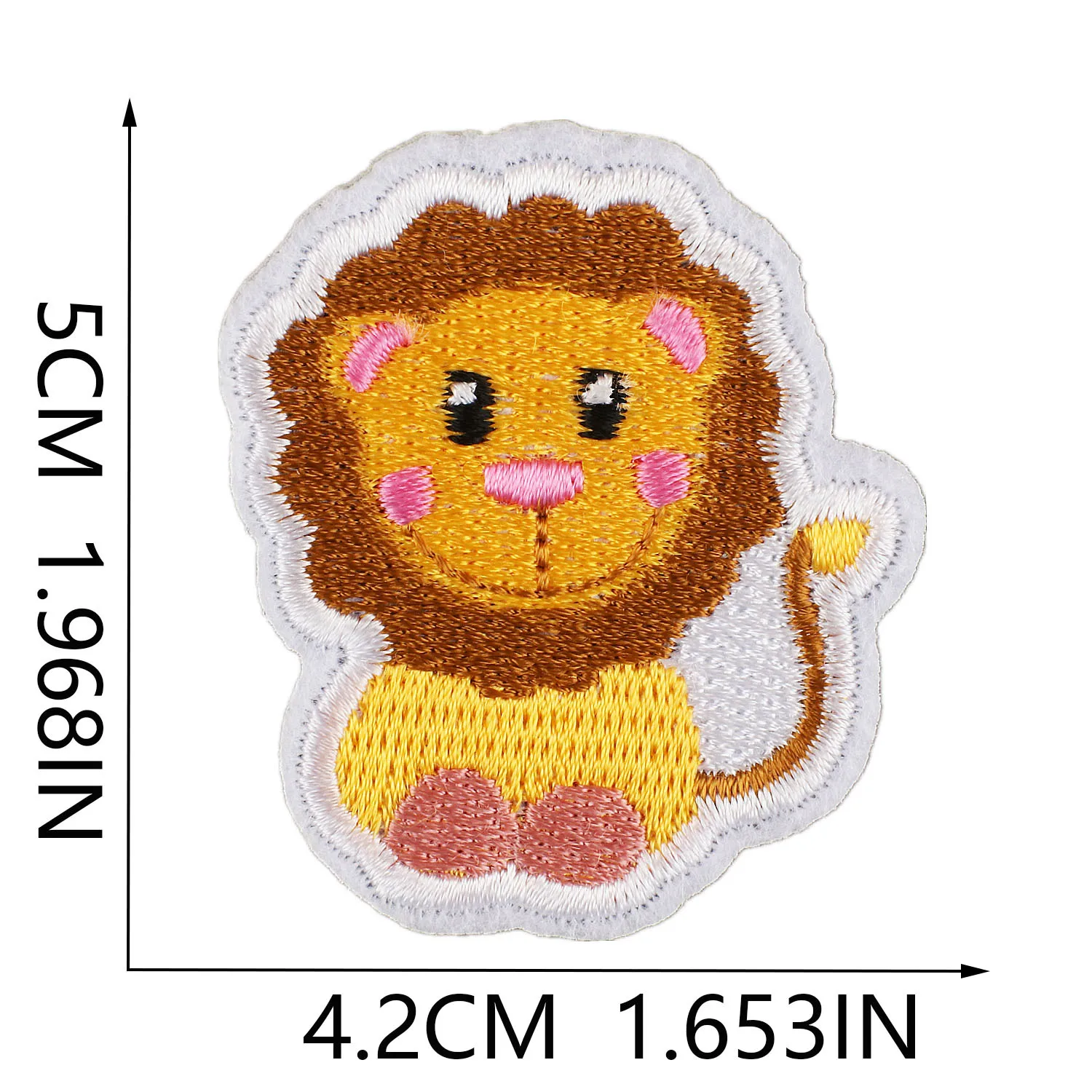 Funny  Patch Cartoon Sew Applique Iron On Patches For Clothing Animal Embroidered Patches On Clothes Ironing Stick