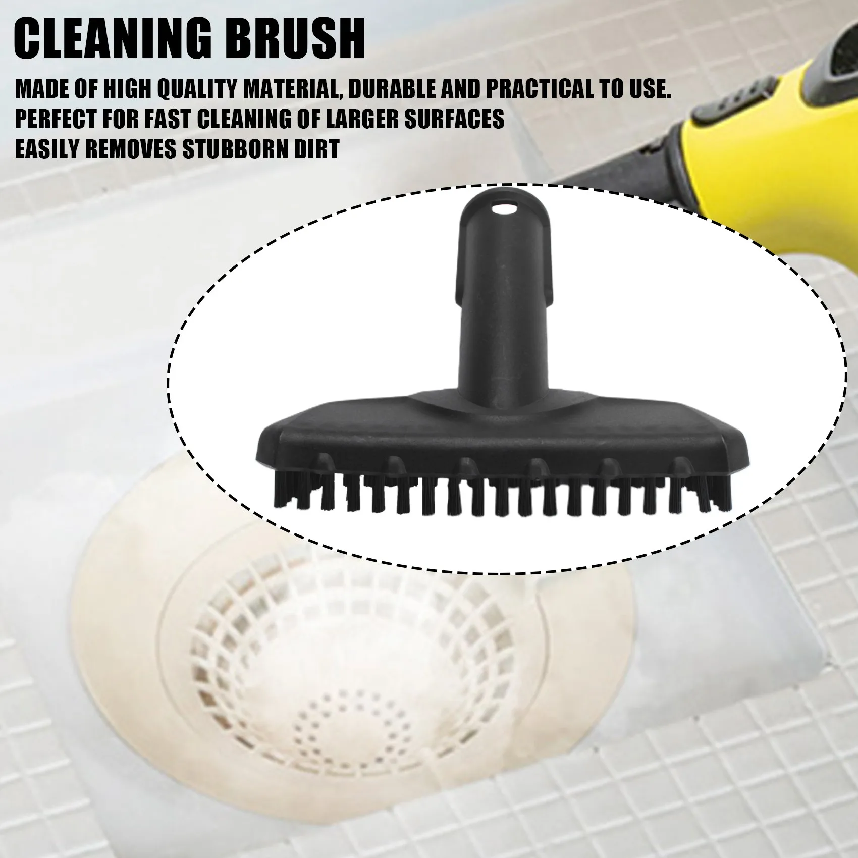 for Karcher SC1 Hand Brush Handheld Brush for Steam Cleaner SC1 SC2 SC3 Replacement Attachment,Hand Brush 1PcsN02R