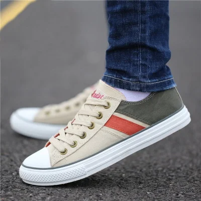 New Canvas Shoes Men\'s Board Shoes Summer Casual Breathable Classic Non-slip All-match Retro Couple Sports Shoes Sneakers Men