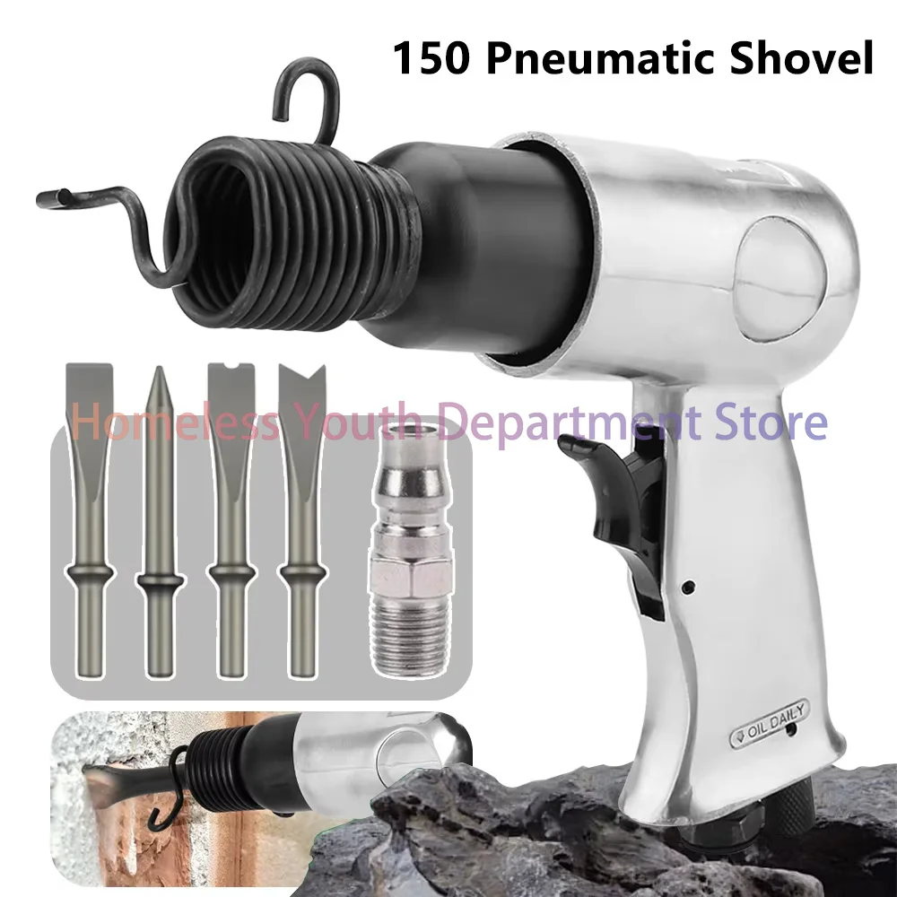Industrial Air Hammer Powerful Handle Straight Type Air Chisel Pneumatic Hammer Shovel Tool Pneumatic Chisel Shovel Hammer Dril