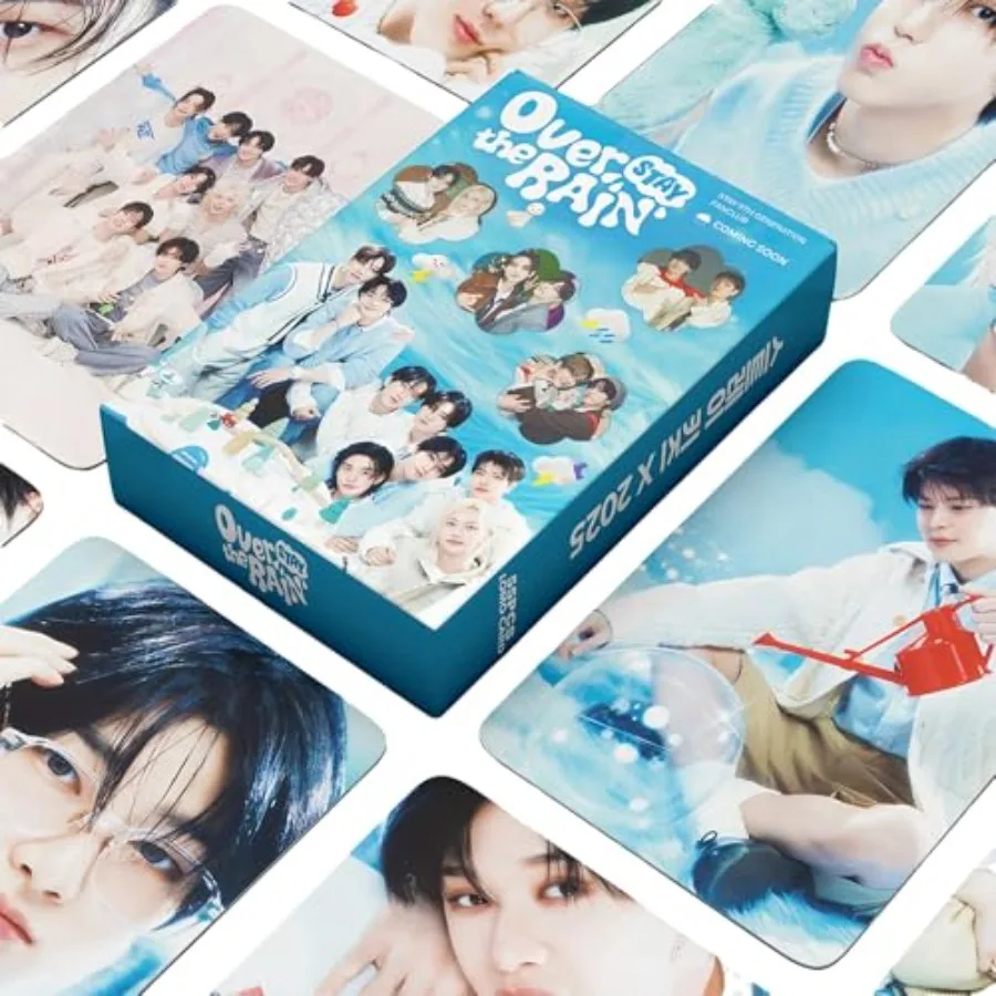 Stray Photocards KPOP Stay Over The Rain Album Cards 55PCS Stray 5th FanClub Photo Cards Giant Album HOP Greeting Card Straykid view 3