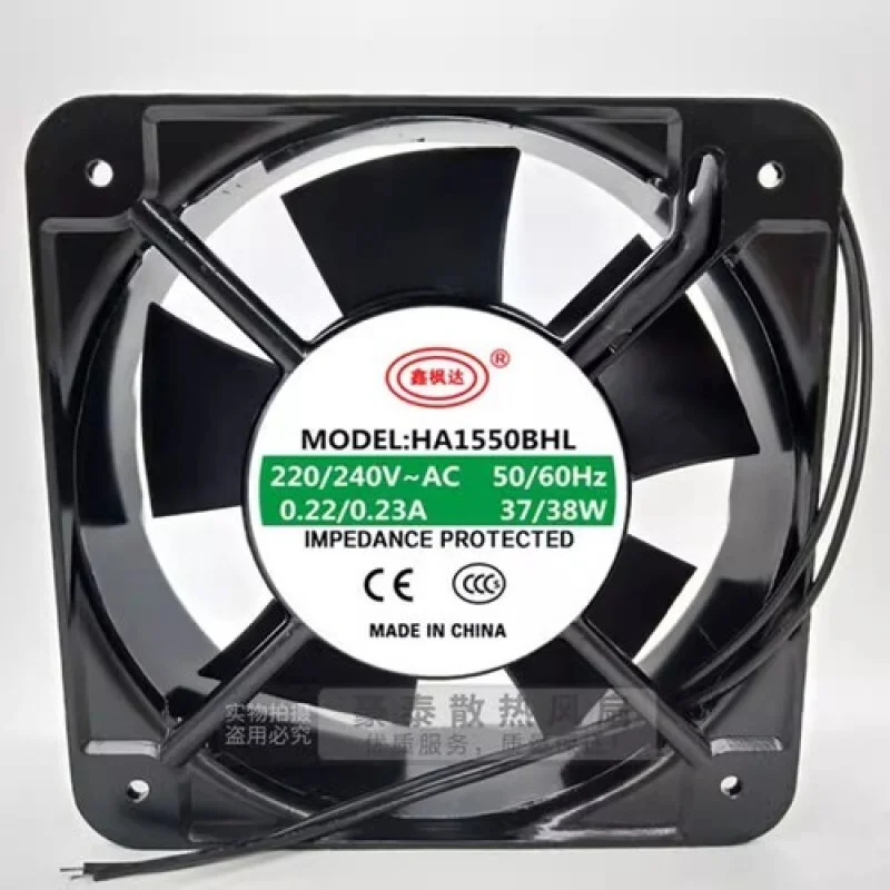 

C 1PCS HA1550BHL AC220V/240V 0.22/0.23A 37/38W Silent Cooling Fan