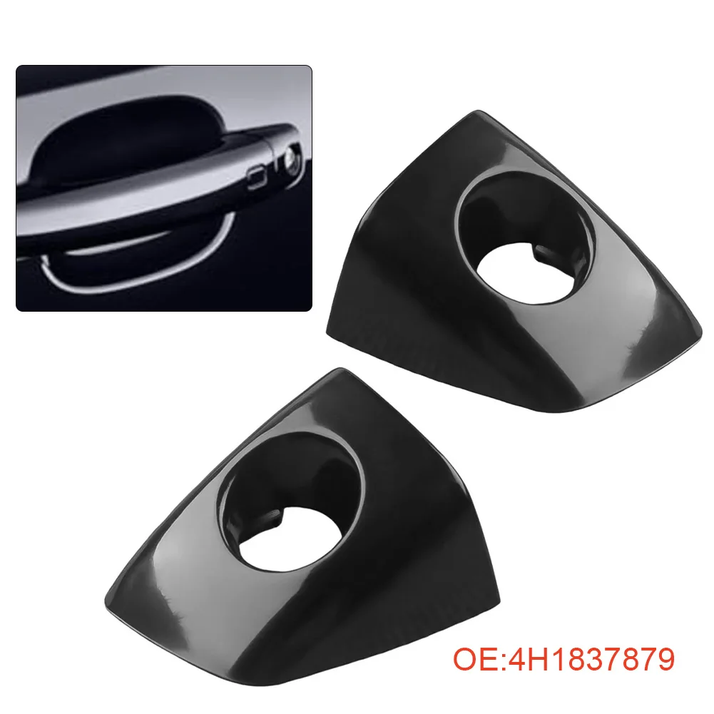 

1 Pair Car Door Handle Cover Cap Front Left Right 4H1837879 For A6 C7 A8 For D4 Door Handle Covers For LHD Car Exterior Parts
