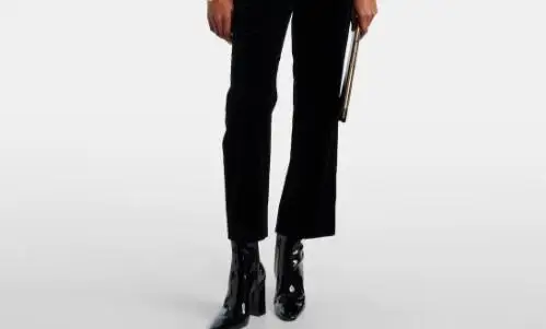 جديد الخريف النساء الأسود لامعة براءات الاختراع والجلود ساحة تو حذاء بكعب سميك سليم حذاء من الجلد السيدات عالية الكعب فارس الجوارب القصيرة الأحذية