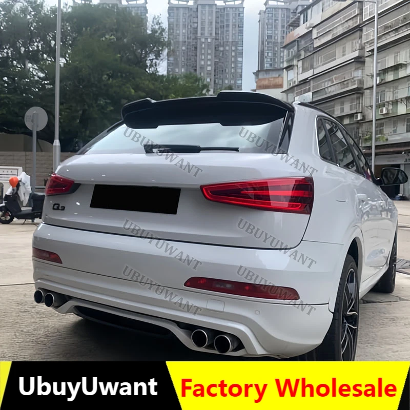 Spoiler Posteriore Stile Abt Per Audi Q3 2013-2018, Decorazione Alettone In Abs Per Bagagliaio-image