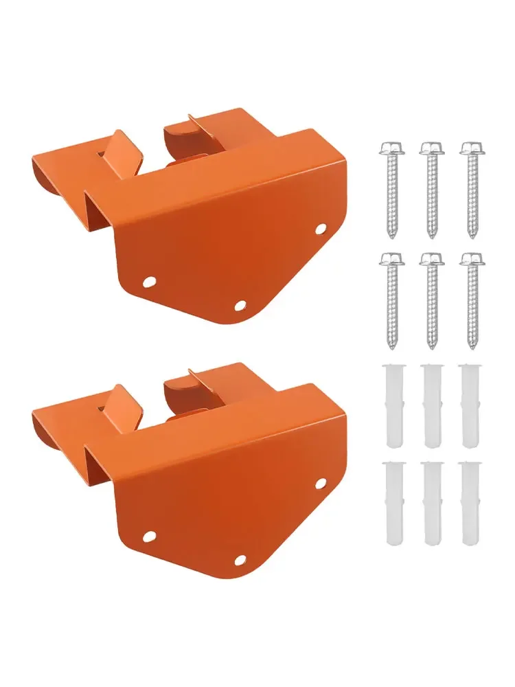 2 Pack String Trimmer Hangers Wall Mount Garden Power Tool Hanger Heavy Duty Garage Storage Organizer For Tool Organization