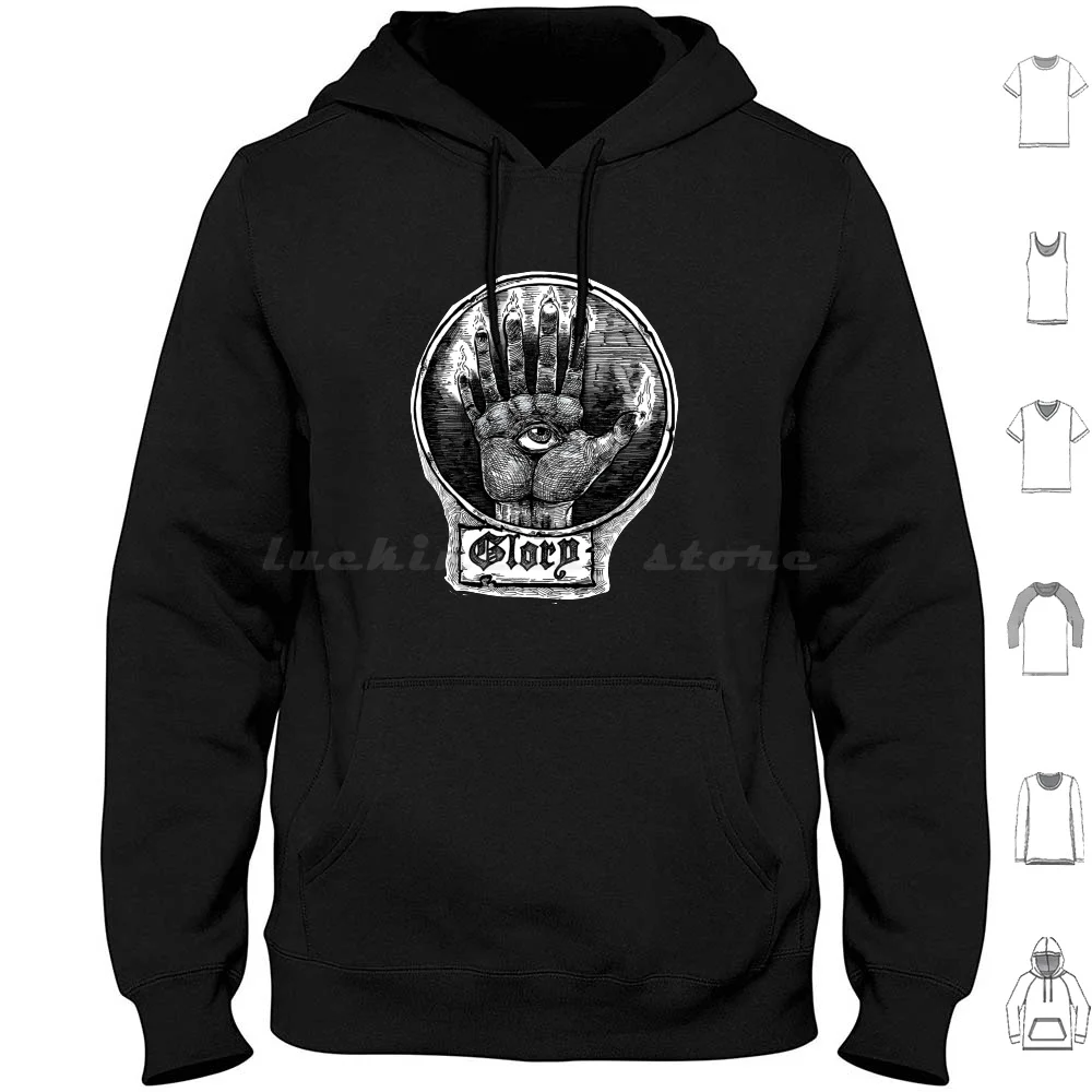 Right Hand Of Glory Hoodie Cotton Long Sleeve Hand Glory Occult Ritual Candle Evil Dark Righthand Hangman Burning