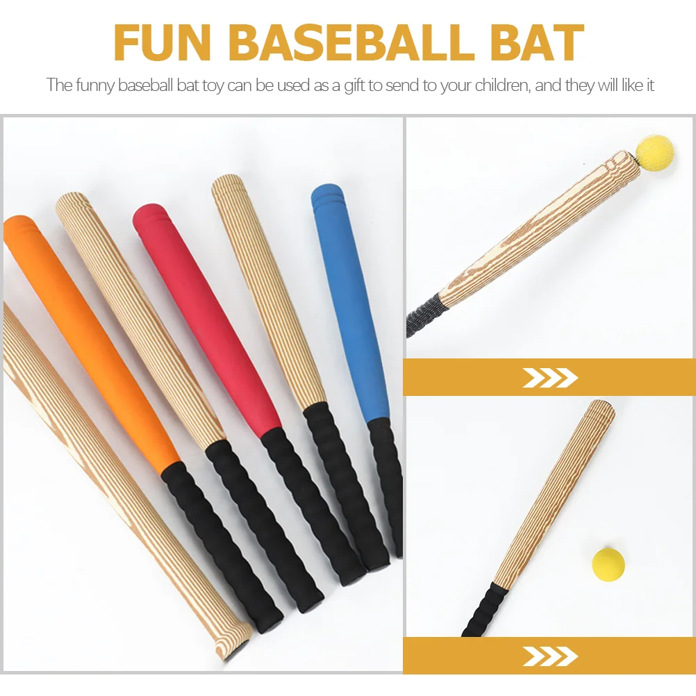 Eva Baseball Bat Kids Accessories Training Toy Portable Children Interesting Funny Outdoor Wear-resistant Yard Toys