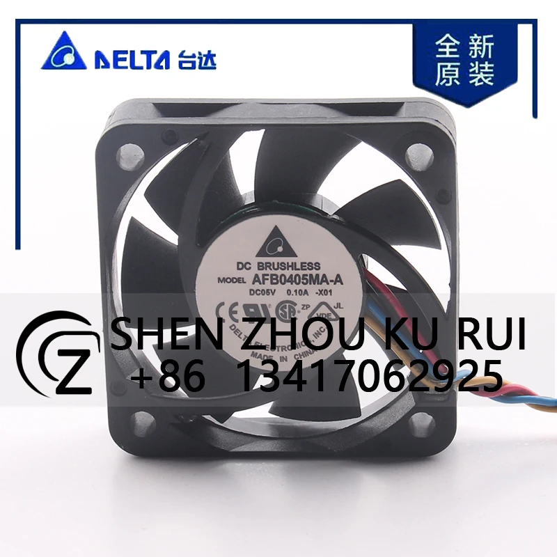 

Delta 12 В 24 В 48 В постоянного тока 5 В 0,10 А AC EC 4010 40X40X10MM 4 см шарик 4-проводной ШИМ бесшумное микроустройство шасси маршрутизатора AFB0405MA-A охлаждающий вентилятор
