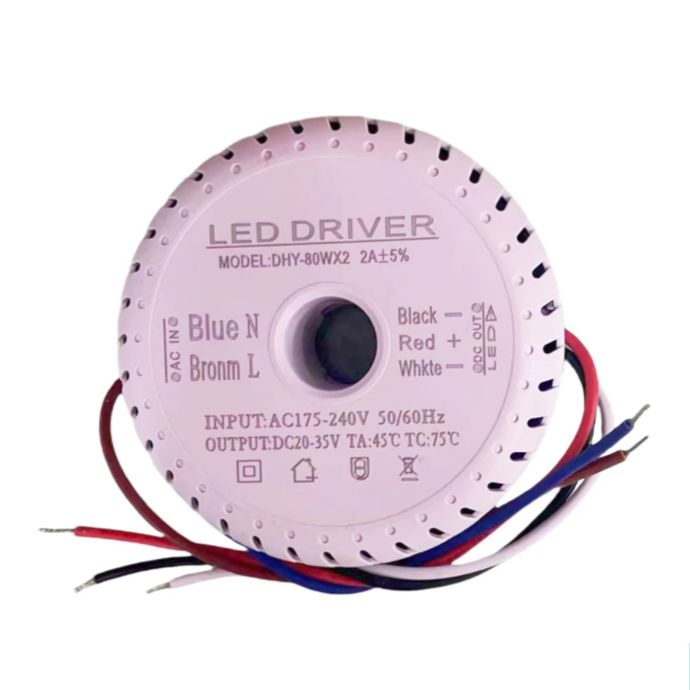 LED power driver for pendant lamps with 3 speed color temperature adjustment and dimming compatible with Nordic chandeliers