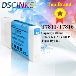 1PC T7811-T7816 DX-100 Ink Cartridge Dye-based Ink For Fuji Frontier-S DX100 DX 100 Printer T7811 T7812 T7813 T7814 T7815 T7816