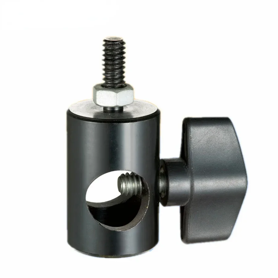 Штатив, подставка для светильника, преобразователь с плоской головкой на винтовой адаптер 1/4 для светодиодного монитора, вспышки, аксессуары для фотосъемки