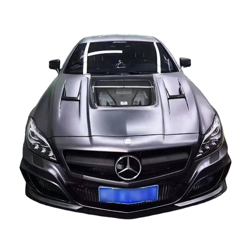 

High Quality Carbon Fiber Hood for Mercedes C218 W218 CLS63 AMGs to IMP Style Transparent Glass Engine Hood