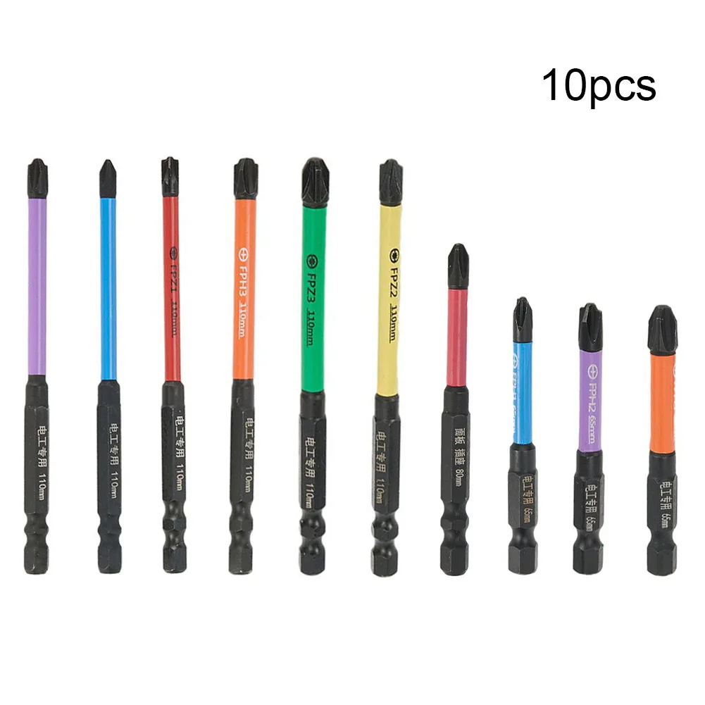 Cross Screwdriver PZ Screwdriver Bit With Magnetism Work More Easily FPH1 FPH2 FPH3 FPZ1 FPZ2 FPZ3 For Electrician