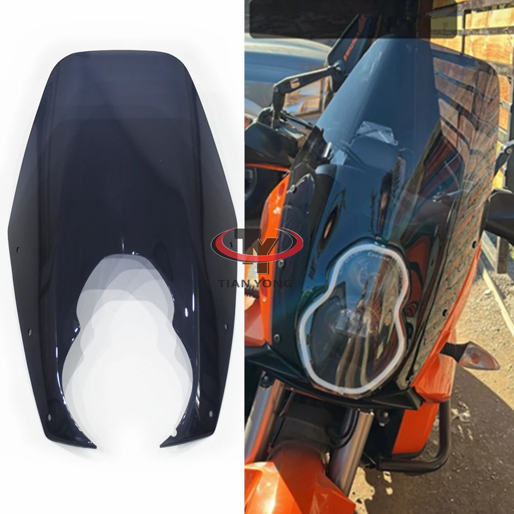 Motorcycle Front Wind Deflector Airflow For KTM 950 990 S/R Adventure 2004-2013 2005 2006 2007 2008 Smoke Windscreen Windshield