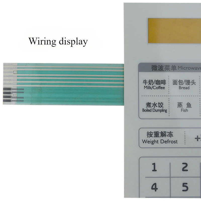 For Glanz Microwave Oven Panel P70D20AP-TD P70D20AP-TF(WO) Membrane Switch Button Parts