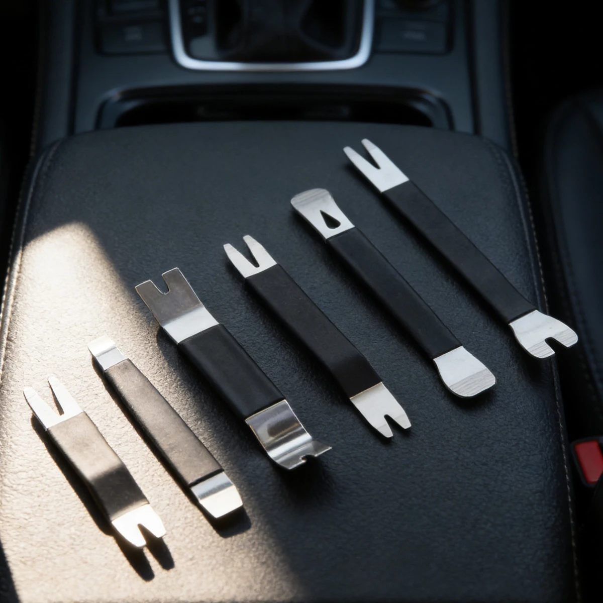 Car Trim Removal Tool Stainless Steel Car Door Panel Audio Disassembly Tools Workshop Gadgets Special Auto Mechanical Tooling view 5