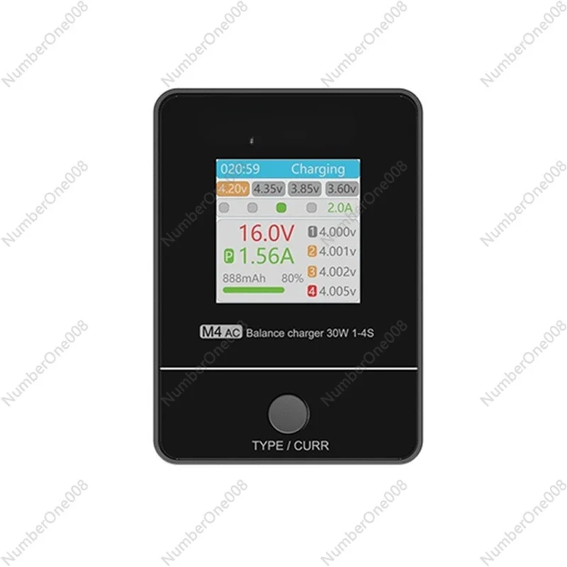 Balanced charger 30W 1-4s/IPS full view display/AC100-240v