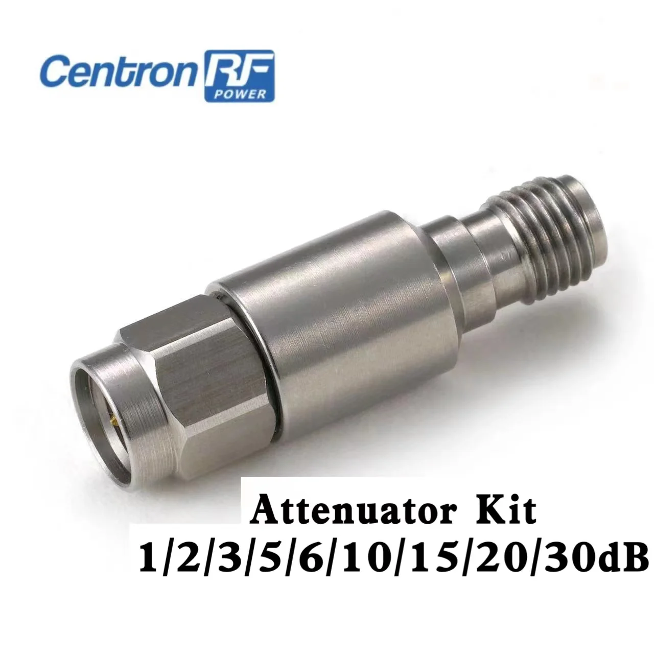 RF-POWER atenuator Kit 9 Pcs 2W 6/8GHz, SMA M-F Коаксиальный RF atenuator, 1/2/3/5/6/10/15/20/30dB