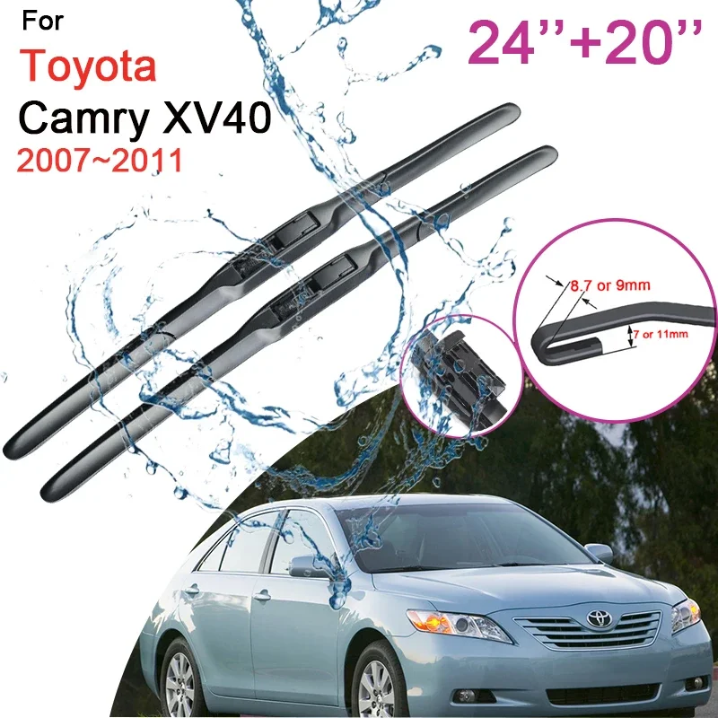 Front windshield wiper blade for Toyota Camry XV40 40 2007 2008 2009 2010 2011, car accessories, products XV 40